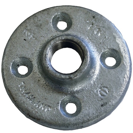 Jones Stephens 1/2in. Galvanized Iron Floor Flange G3550050